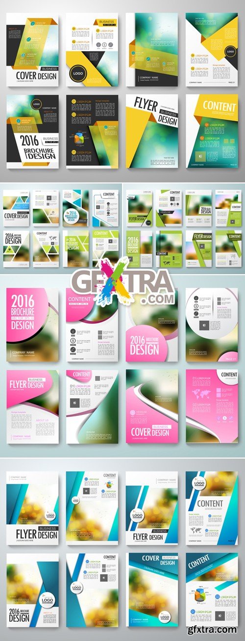 Business Brochure Templates Vector 12