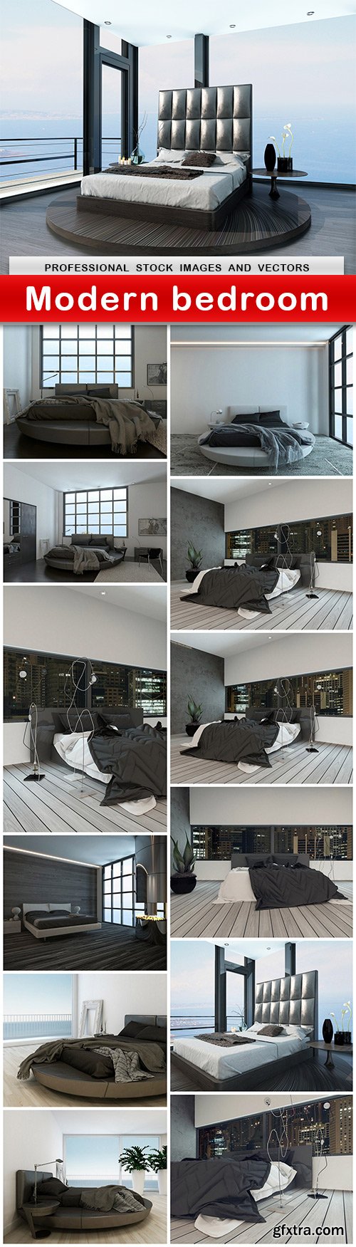 Modern bedroom - 13 UHQ JPEG