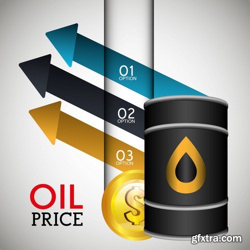 Oil infographics-5xEPS