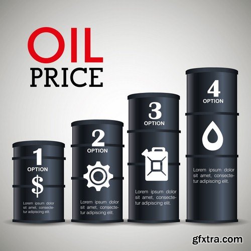 Oil infographics-5xEPS