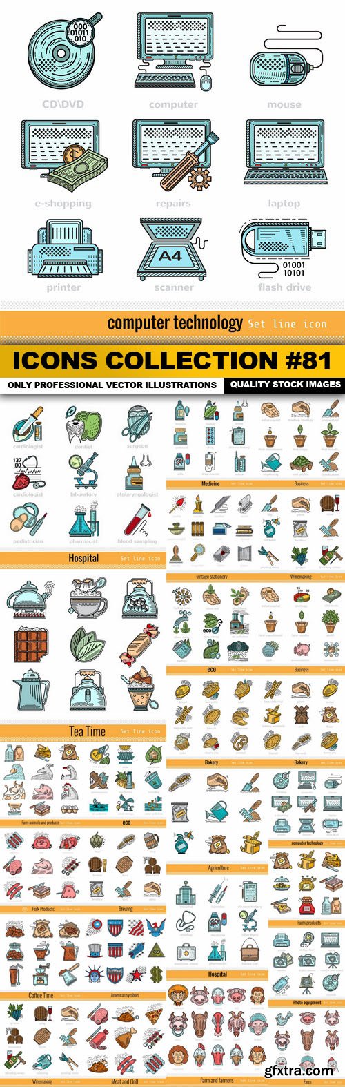 Icons Collection #81 - 25 Vector