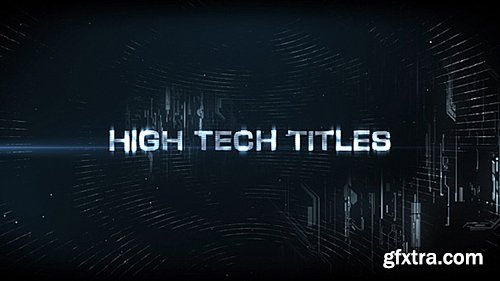 Videohive High Tech Titles & Logo 4158800