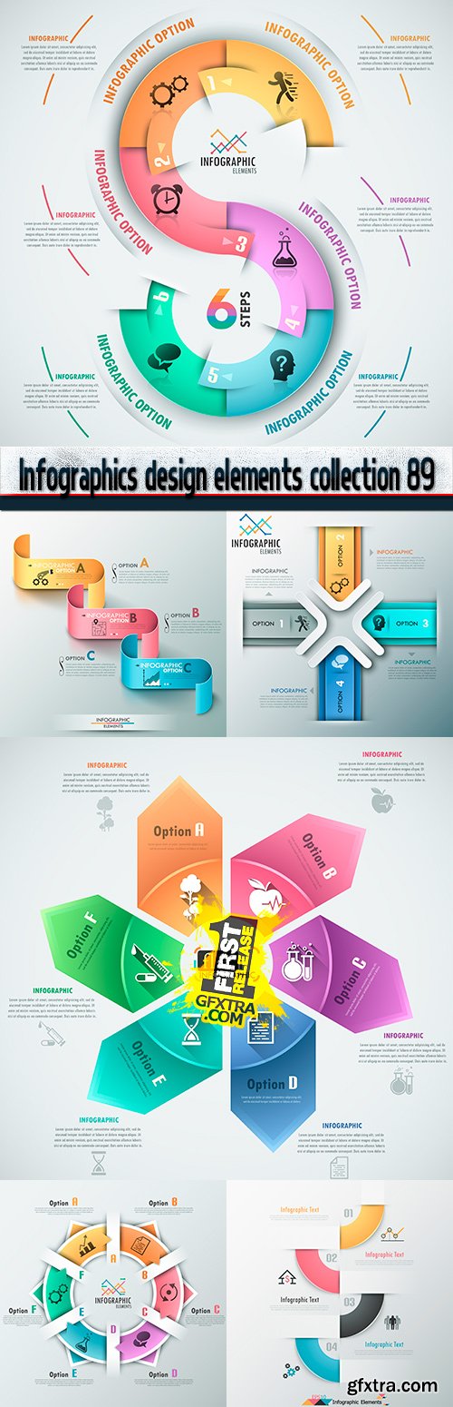 Infographics design elements collection 89