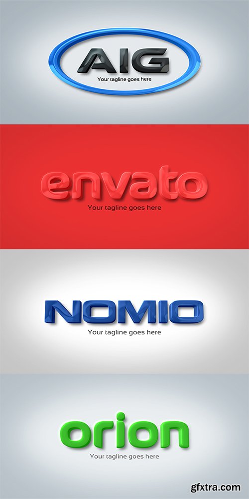 Videohive Strong & Clean Corporate 3D Embossed Logo 15401188