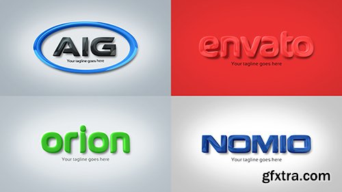 Videohive Strong & Clean Corporate 3D Embossed Logo 15401188