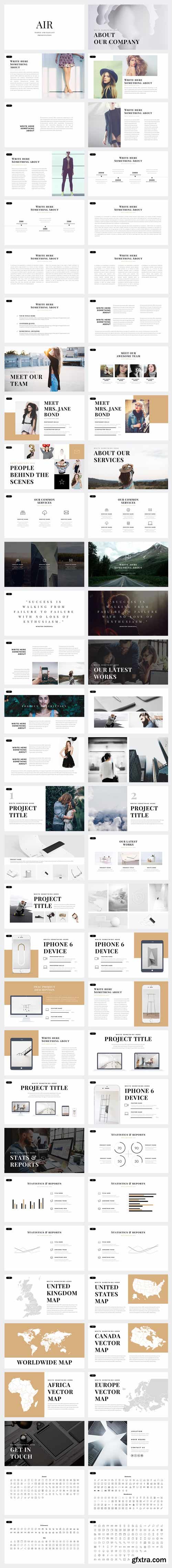 CM 625863- Air Minimal Keynote Template