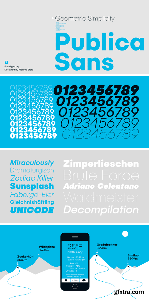 Publica Sans Font Family