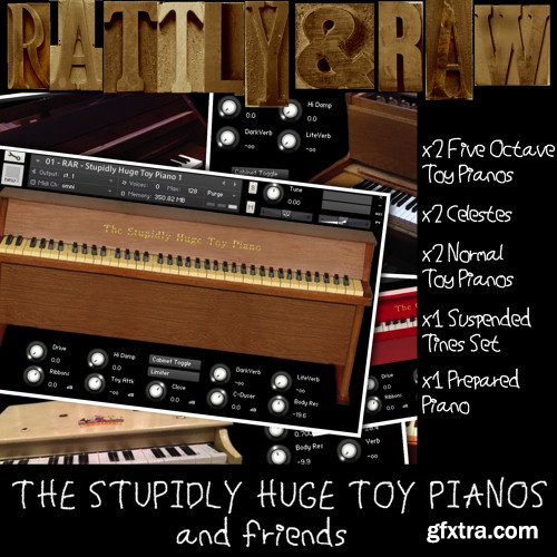 Rattly And Raw The Stupidly Huge Toy Pianos And Friends KONTAKT-DISCOVER