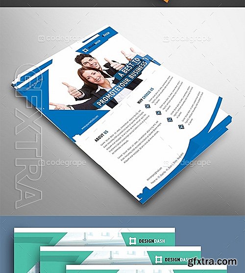 Corporate Business Flyer Template 4952