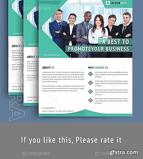 Corporate Business Flyer Template 4952