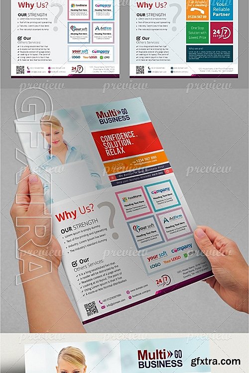 Corporate Multipurpose Business Flyer Ad Templates 4794