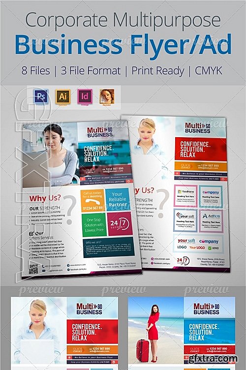 Corporate Multipurpose Business Flyer Ad Templates 4794