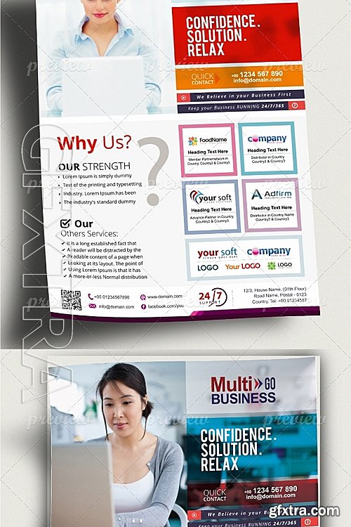 Corporate Multipurpose Business Flyer Ad Templates 4794