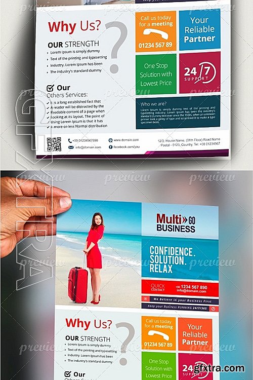 Corporate Multipurpose Business Flyer Ad Templates 4794
