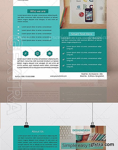 Flat Design Corporate Flyer 4737