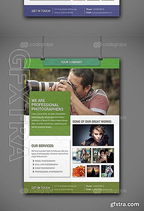 Photography Service Flyer Template 6324