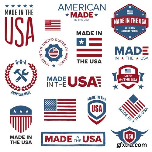 American Style & U.S. Design Elements 2 - 25xEPS