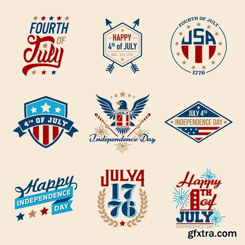 American Style & U.S. Design Elements 2 - 25xEPS