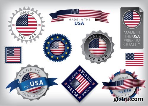 American Style & U.S. Design Elements 2 - 25xEPS