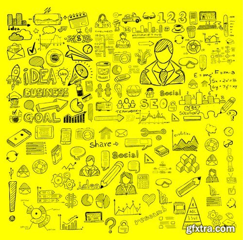 Doodle Design Style 4 - 25xEPS