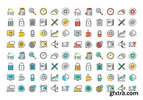 Icons & Stickers 5 - 25xEPS