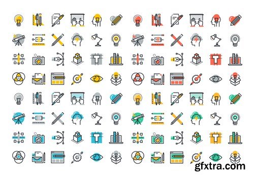 Icons & Stickers 5 - 25xEPS