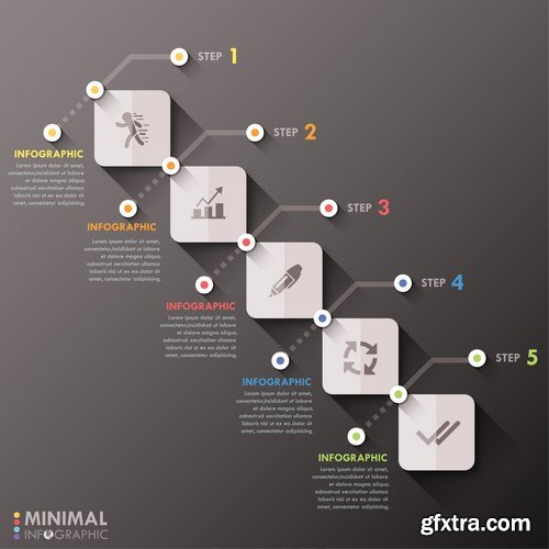 Modern Infographics 6 - 16xEPS