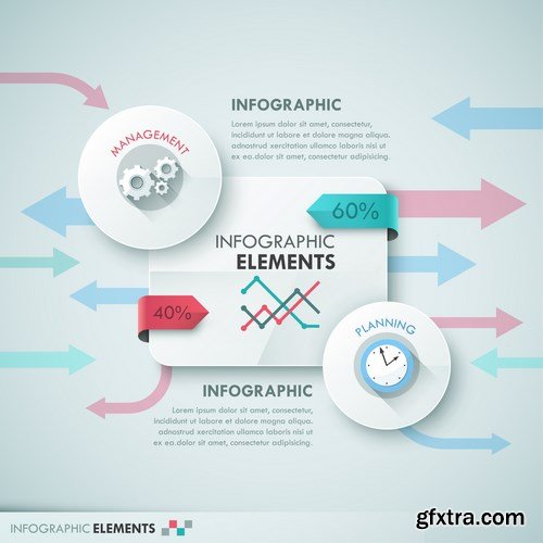 Modern Infographics 6 - 16xEPS