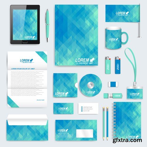 Modern Set of Brochures , Flyer, Booklet, Cover or Annual Report 3 - 25xEPS