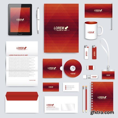 Modern Set of Brochures , Flyer, Booklet, Cover or Annual Report 3 - 25xEPS