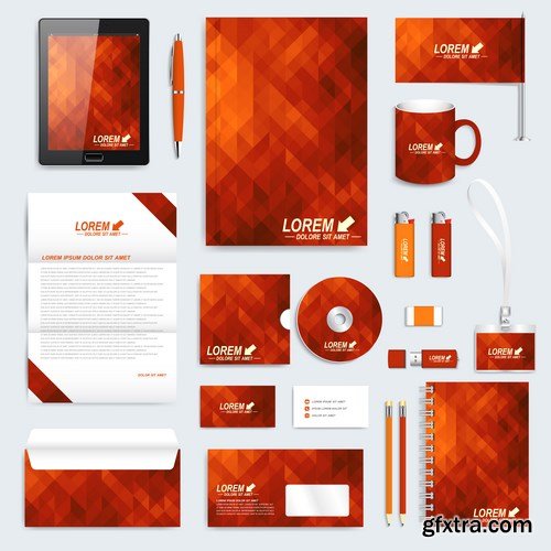 Modern Set of Brochures , Flyer, Booklet, Cover or Annual Report 3 - 25xEPS