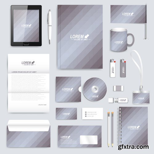 Modern Set of Brochures , Flyer, Booklet, Cover or Annual Report 3 - 25xEPS