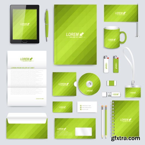 Modern Set of Brochures , Flyer, Booklet, Cover or Annual Report 3 - 25xEPS