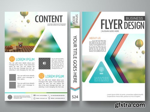 Modern Flyers, Brochure & Magazine Cover 3 - 20xEPS