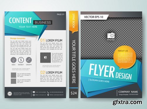 Modern Flyers, Brochure & Magazine Cover 3 - 20xEPS