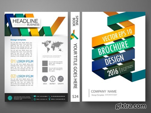 Modern Flyers, Brochure & Magazine Cover 3 - 20xEPS