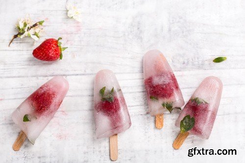 Fruit ice cream 1-5xJPEGs