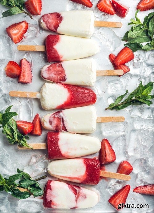 Fruit ice cream 1-5xJPEGs