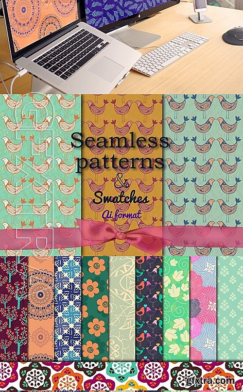 CM - Mega Pack 250 Seamless Patterns 678498