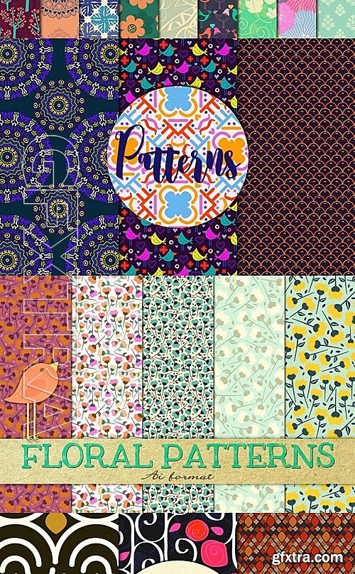 CM - Mega Pack 250 Seamless Patterns 678498