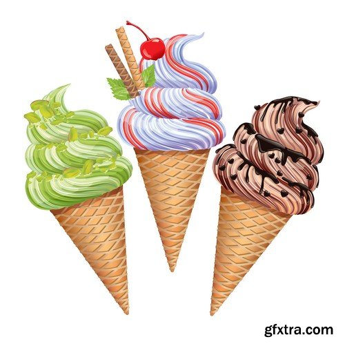 Ice cream set-8xEPS