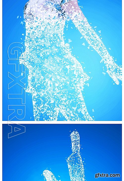 GraphicRiver - ICE with Snow Explosion Photoshop Action 16224460