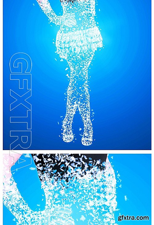 GraphicRiver - ICE with Snow Explosion Photoshop Action 16224460