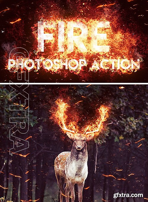 GraphicRiver - Fire Photoshop Action 16212593