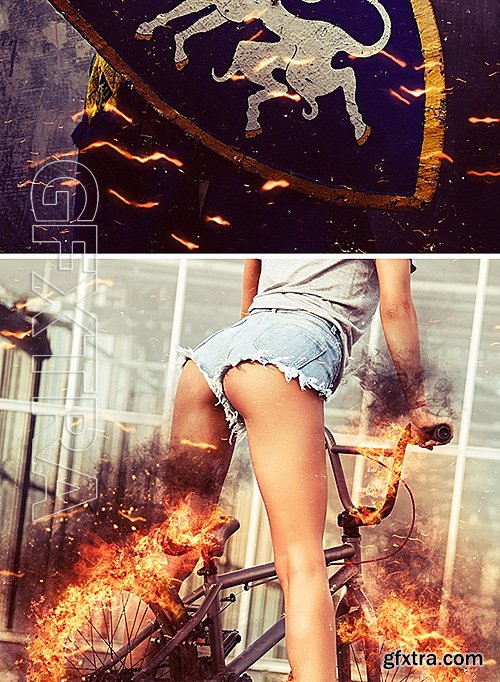 GraphicRiver - Fire Photoshop Action 16212593