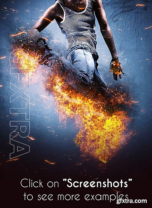 GraphicRiver - Fire Photoshop Action 16212593