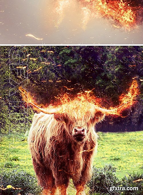 GraphicRiver - Fire Photoshop Action 16212593