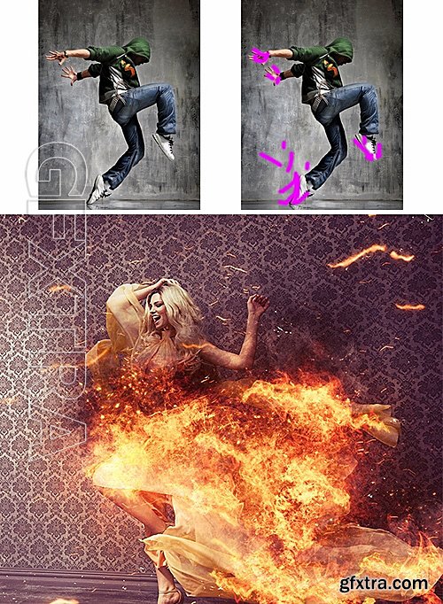 GraphicRiver - Fire Photoshop Action 16212593