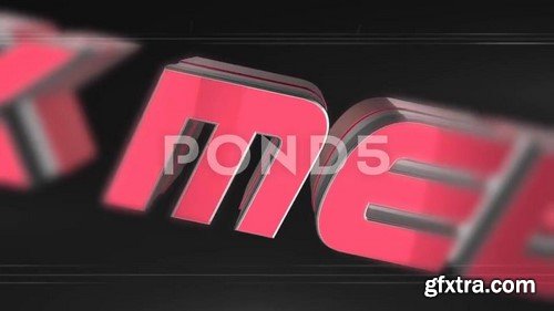 Classic Chrome 3D Logo - After Effects Template