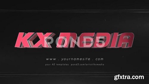 Classic Chrome 3D Logo - After Effects Template